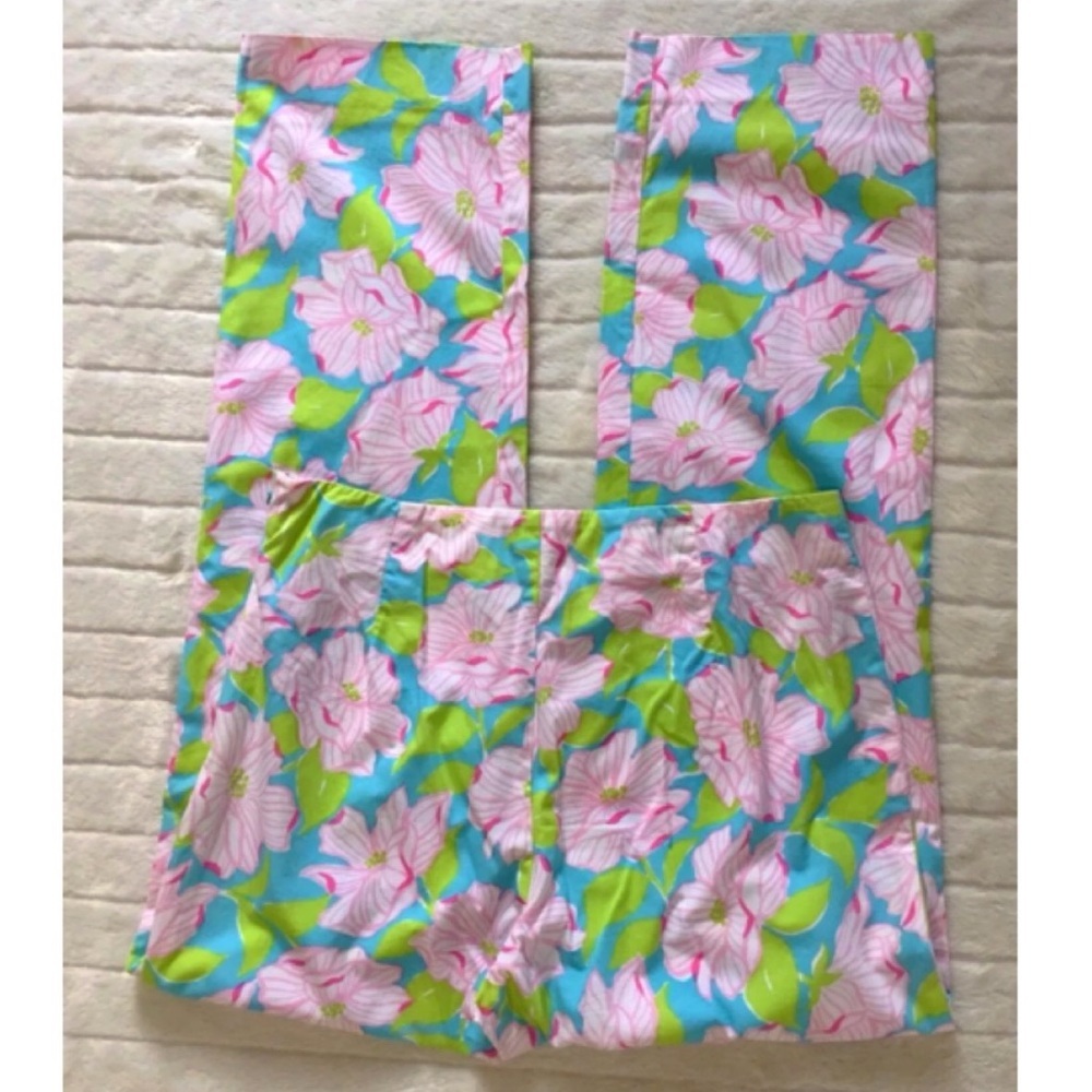 Lauren Ralph Lauren Floral Print Pants Size 2 - Picture 2 of 7